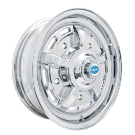 Sprintstar Wheel, All Chrome, 5 In Wide, 5 on 205mm