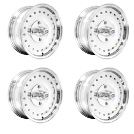 Appletree Automotive 10-1098-4 Smoothie Wheels, Polished, 5.5 Wide, 4 on 130mm VW