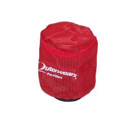 Outerwear Pre-Filter, 3.5 Round, 4 Tall, Red