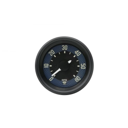 EMPI 14-1108-0 80mm 0-6000 RPM Tachometer with Black Bezel