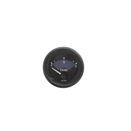 52mm Fuel Gauge For Type 1, Black Bezel 6 Volt