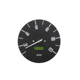 120mm Speedometer 10-120 MPH Black Dial Type 2