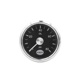 EMPI 14-1200-0 EMPI Oil Pressure Gauge 0-80 PSI, 2-1/16 Inch