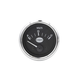 EMPI Voltmeter Gauge, 9-17 Volts, 2-1/16 Inch