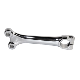 Pitman Arm, Chrome, for King Pin Tie Rod, LG Shaft