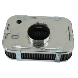 Air Cleaner, Rectangular for Stock VW Carbs, 2-1/16 Inlet