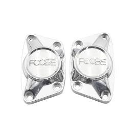 Foose Billet Spring Plate Caps Polished, Pair