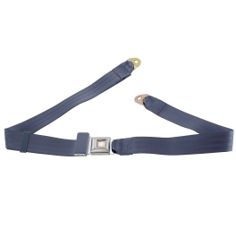 Seat Belt, Stock Style, 2 Point, Blue