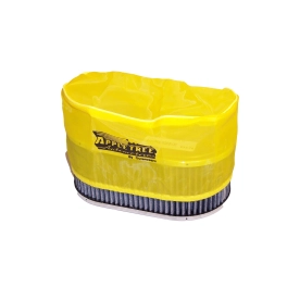 Outerwear Pre-Filter, 4.5 X 7 Oval, 3.5 Tall, Yellow