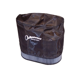 OUTERWEARS 195-6TBK Outerwear Pre-Filter, 4.5 X 7 Oval, 6 Tall, Black