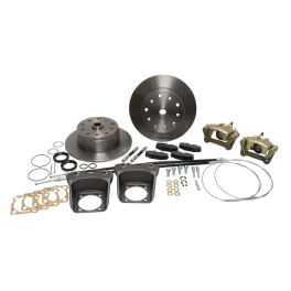 Disc Brake Kit, 5 On 4-3/4 Chevy, E-Brake Short Spline, HD