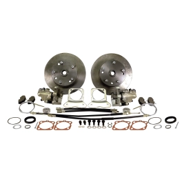 Disc Brake Kit, 5 On 4-3/4 Chevy, with E-Brake, Long Spline