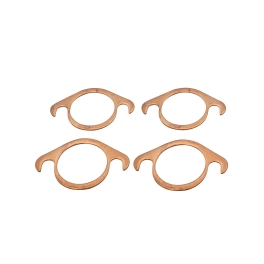 EMPI 2512-21 Exhaust Gaskets, 1-5/8 Copper Slip-in, 4 Pack