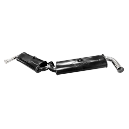 Dual Quiet Muffler, for Beetle & Ghia 66-73, 3 Bolt Header