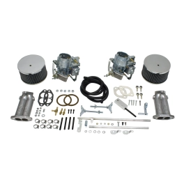 EMPI 43-4430-0 Dual 40K 40mm Dual Carb Kit, For Type 1 Beetle Twist Linkage