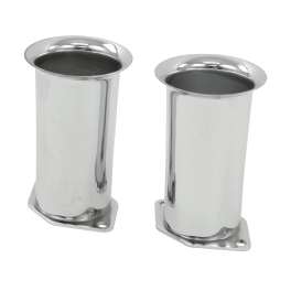 EMPI 43-6054-0 Velocity Stacks, for IDF Weber & HPMX Carbs, Pair 4 Inch