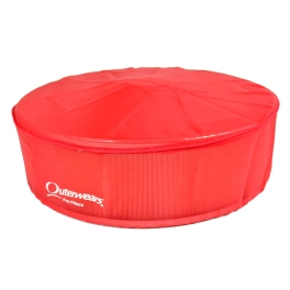 OUTERWEARS 44-5TR Outerwear Pre-Filter, 14 Round, 5 Tall, Red