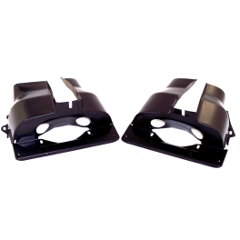 Dual Port Cylinder Shrouds for Type 1 VW, Black