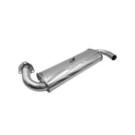 Single Quiet Muffler, Large 3 Bolt, Beetle Ceramic Coated