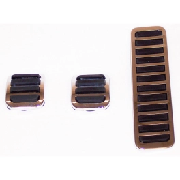 EMPI 6021 Custom Pedal Covers 3 Piece, Fits Stock VW Pedal Systems