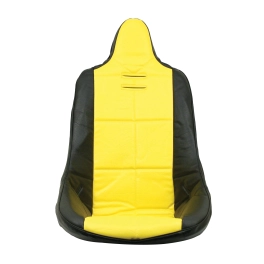 High Back Poly Seat Cover, Yellow