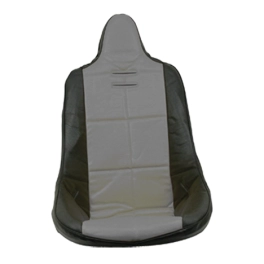 High Back Poly Seat Cover, Grey