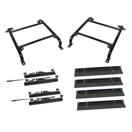 Seat Slider Mount Kit, 4 rise, 4 rise, LOW MOUNT, Pair