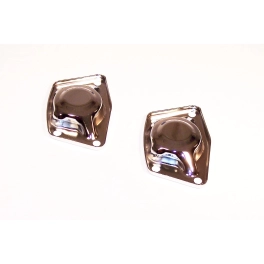 EMPI 6560 Torsion Caps, Swing Axle, without Hole, Chrome, Pair