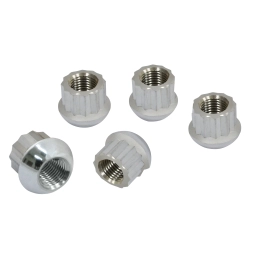 Alloy Lug Nuts, Chrome 14mm - 1.5, 12 Point Ball Seat