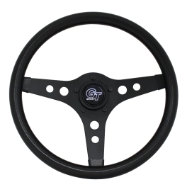 Steering Wheel, 13 Diameter, 3-1/2 Dish, 5 Bolt, Black