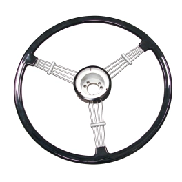 EMPI 79-4059-0 Steering Wheel, Black Banjo Design