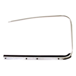 Window Trim Frame & Scraper, Left Outer, for Beetle 52-64