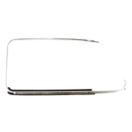 Window Trim Frame & Scraper, Right Side, for Beetle 65-77