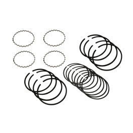 Piston Ring Set, 77mm, 2 X 2x 4, with Cast Top Ring