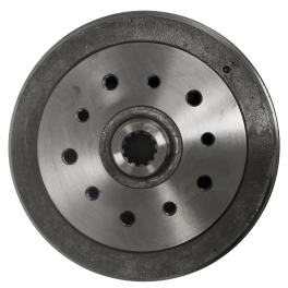 Rear Brake Drum, Chevy 4-3/4 Pattern, for Long Spline Axles