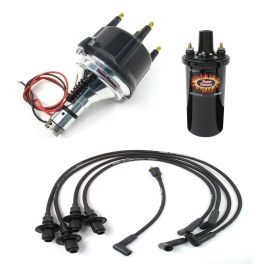 Ripper II Ignition Kit, with Billet Distributor, Black