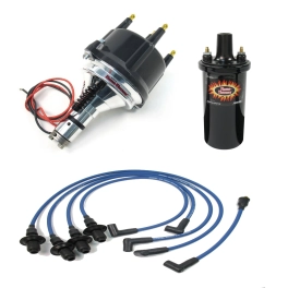 Ripper II Ignition Kit, with Billet Distributor, Blue