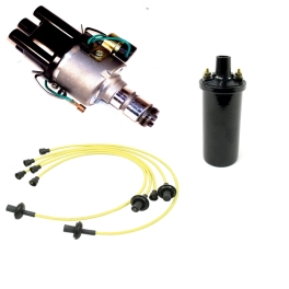 Ripper Jr. Ignition Kit with Point Style Distributor Yellow