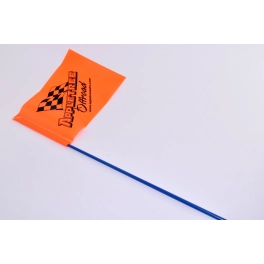 GECKO PRODUCTS A5002-BLUE Flag, 2 Piece Tapered Blue