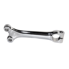 EMPI AC413041 Pitman Arm, Chrome, for King Pin Tie Rods, Small Shaft