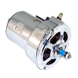 Alternator, 55 Amp, for Aircooled VW, Chrome