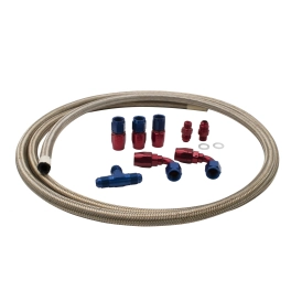 EMPI B100520 -6 IDF HPMX Fuel Line Kit, Stainless