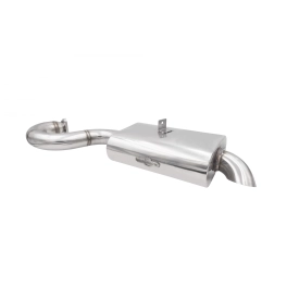 EMPI B25602S Bugpack Merged Mondo Muffler, Stainless