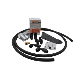 -8 Full Flow Oil Filter Kit, Black