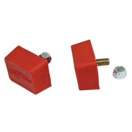 Bump Stops, Rectangular, with Molded In Stud, Pair BUGPACK