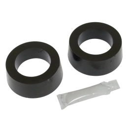 Round Spring Plate Grommets, 1-7/8 ID, Black Bugpack, Pair