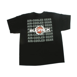 Bugpack B9-5092-2 Bugpack Logo Shirt, Black, Large