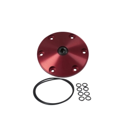 JayCee Mag-Plate Sump Drain With O-Ring, Red