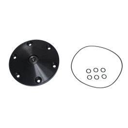 JayCee Mag-Plate Sump Drain With O-Ring, Black