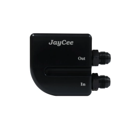 JayCee Billet Oil Manifold, Black